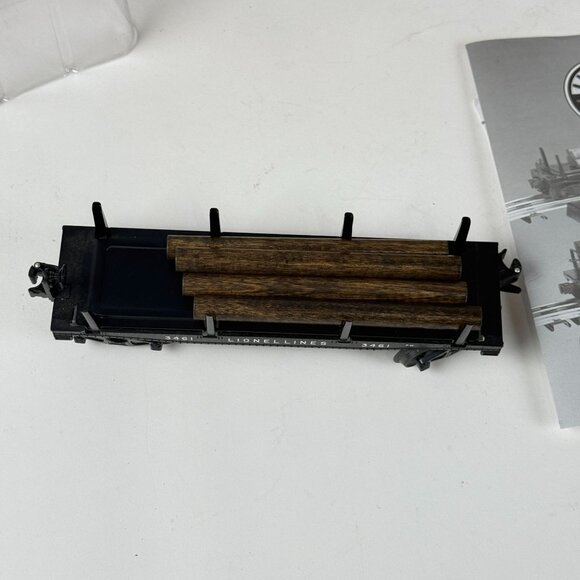 Lionel Postwar Celebration Series 3461 Operating Log Dump Car 2001 Edition - Picture 4 of 10